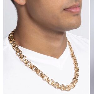 🔲🟠🔲 “FATAL FUSION” FEATURE NECKLACE & BRACELET SET COMPLETE GOLD BUNDLE PACK❗️